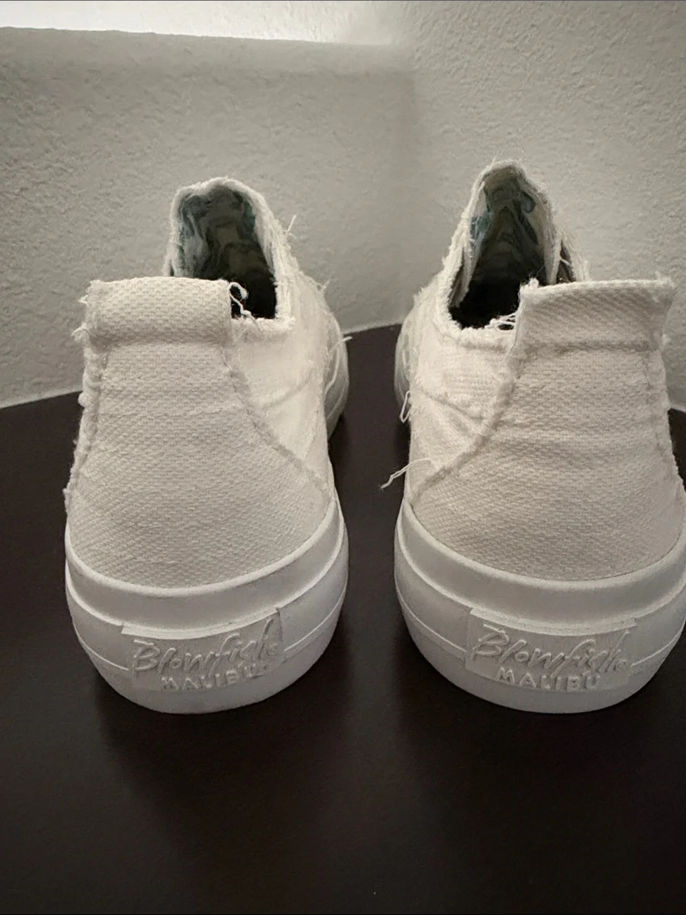 NWOT Blowfish White Platform Sneakers.